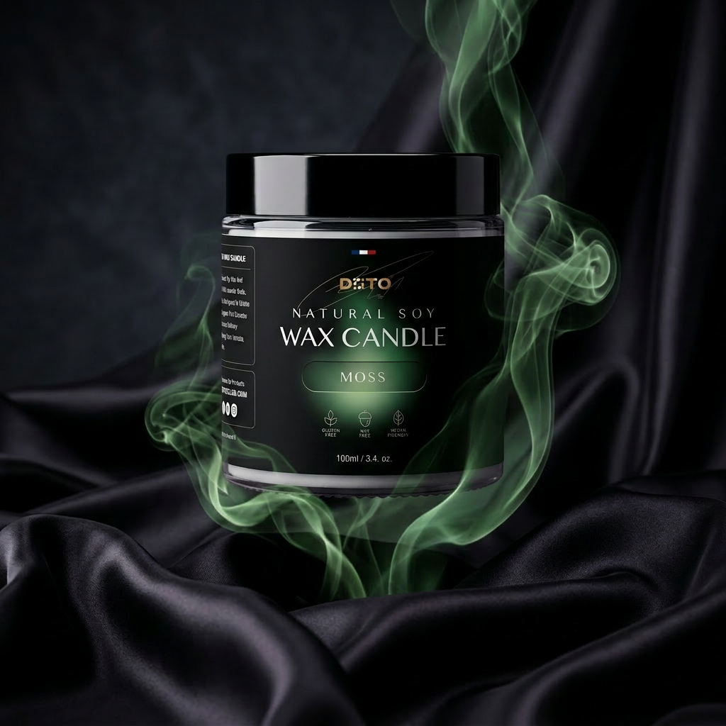 DOTO® - Natural Soy Wax Candle, Moss