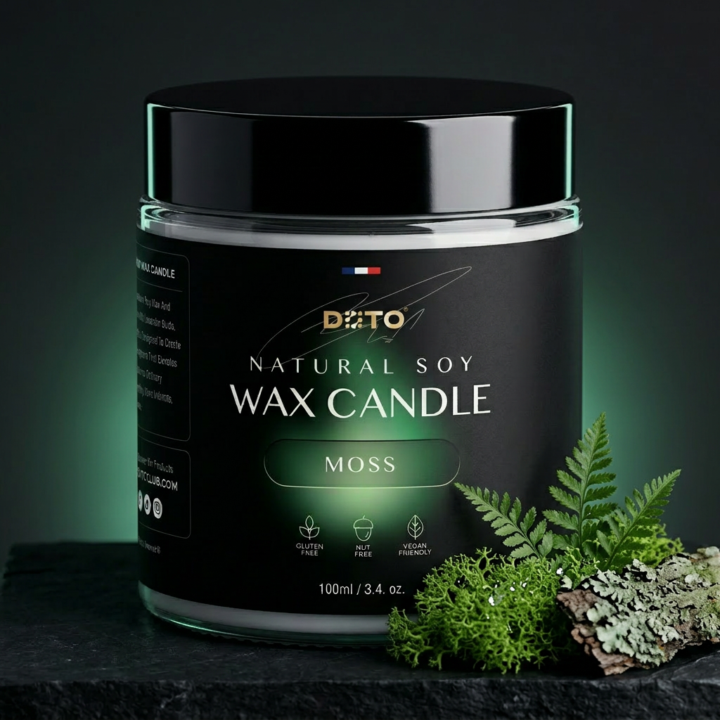 DOTO® - Natural Soy Wax Candle, Moss