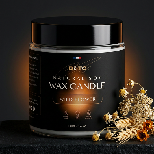 DOTO® - Natural Soy Wax Candle, Wild Flower