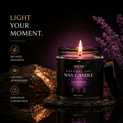 DOTO® - Natural Soy Wax Candle, Lavender