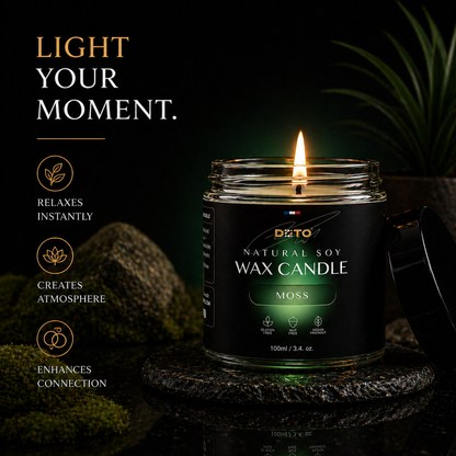 DOTO® - Natural Soy Wax Candle, Moss