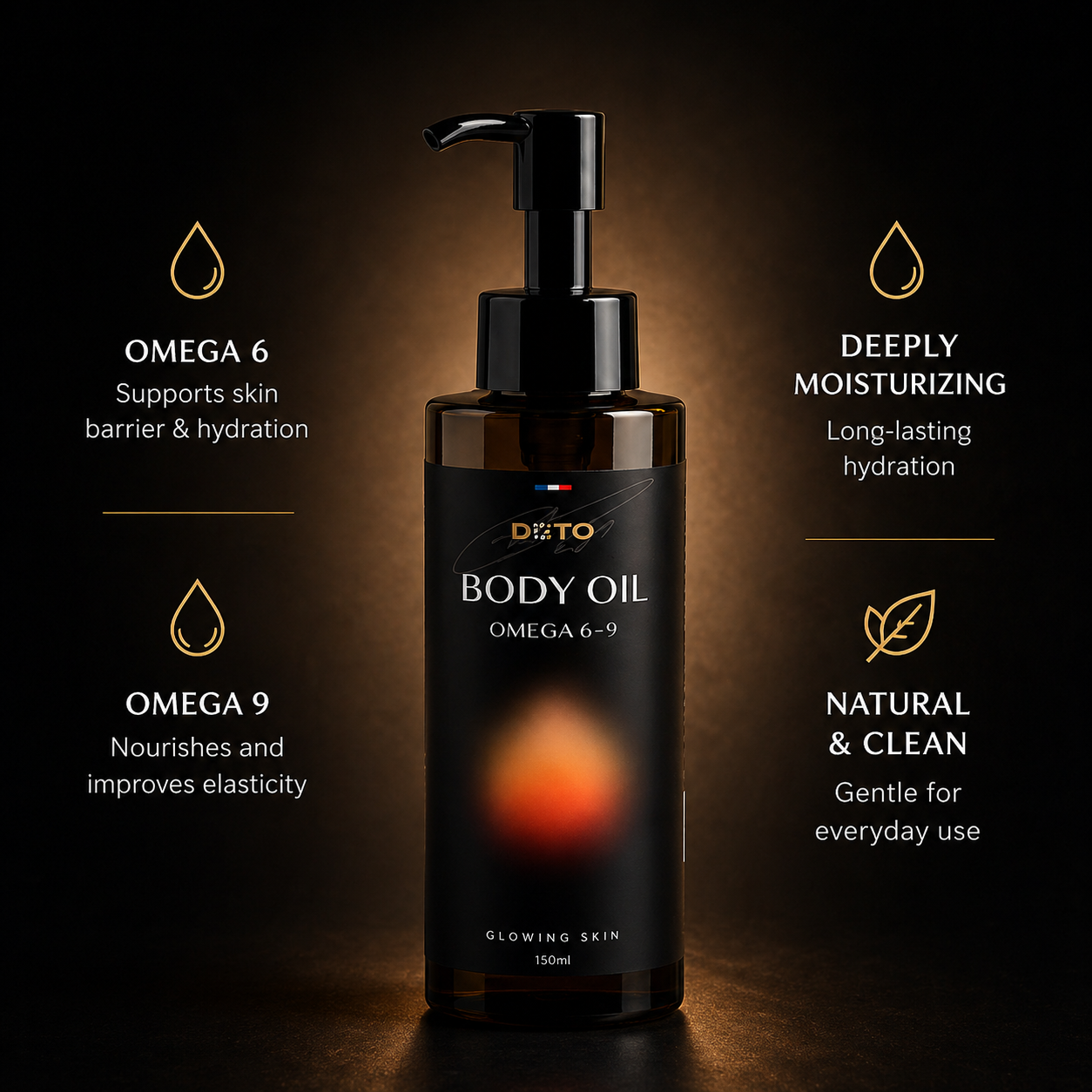 DOTO® - Omega 6-9 Glowing Skin Body Oil