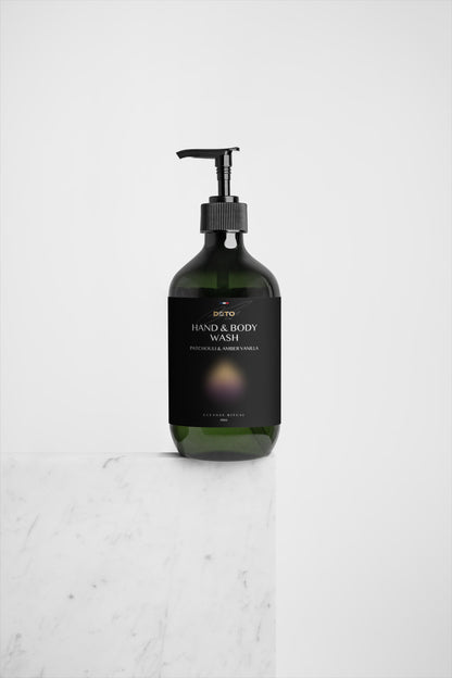 Hand & Body Wash, Patchouli & Amber Vanilla