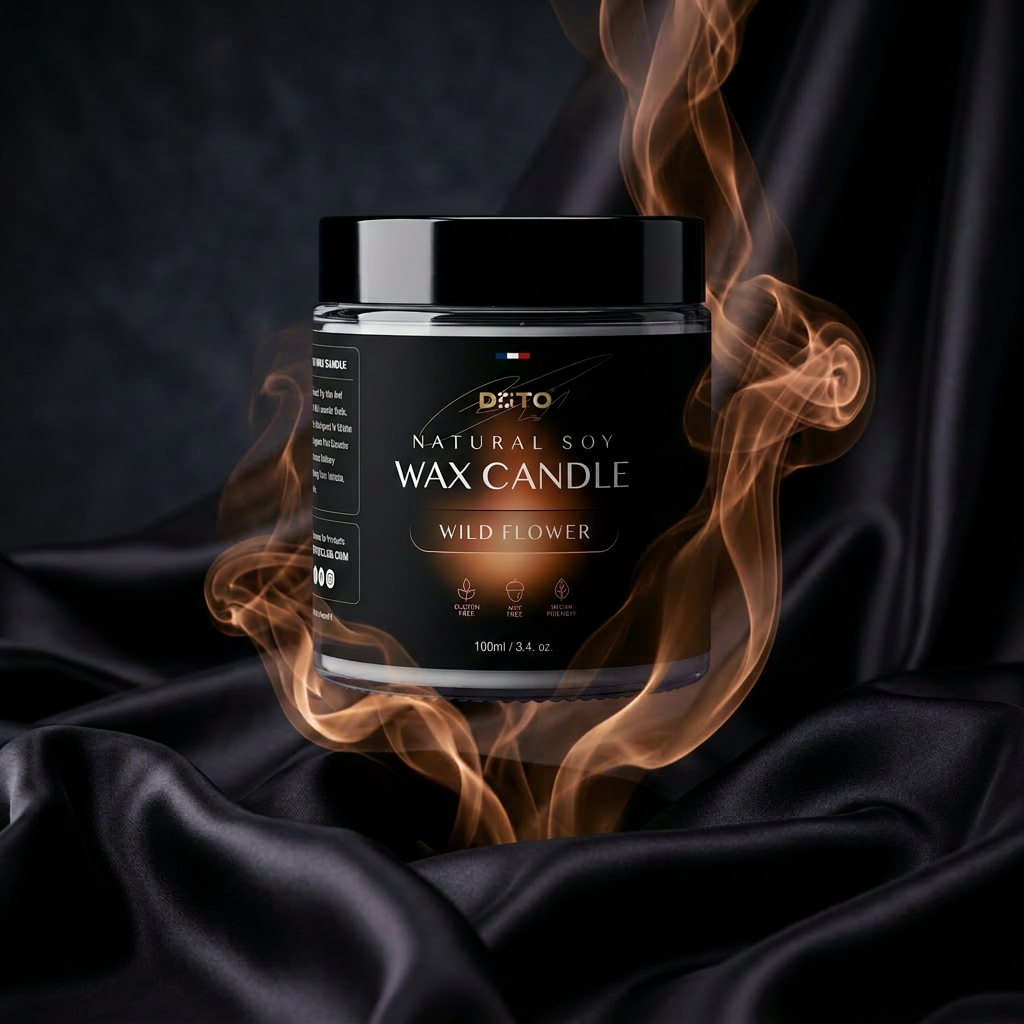 DOTO® - Natural Soy Wax Candle, Wild Flower
