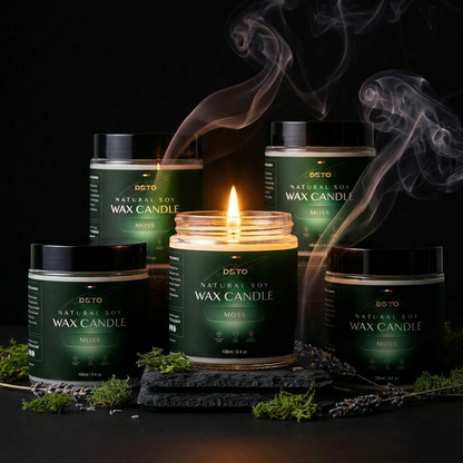 DOTO® - Natural Soy Wax Candle, Moss